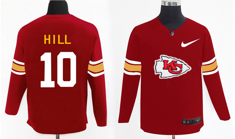 Nike Chiefs 10 Tyreek Hill Red Knit Sweater Nike Chiefs 10 Tyreek Hill Red Knit Sweater