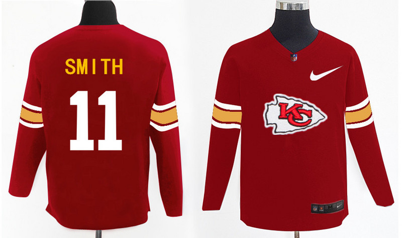 Nike Chiefs 11 Alex Smith Red Knit Sweater Nike Chiefs 11 Alex Smith Red Knit Sweater