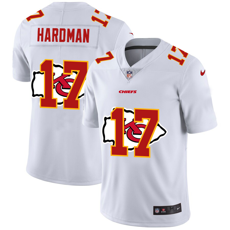 Nike Chiefs 17 Mecole Hardman White Shadow Logo Limited Jersey Nike Chiefs 17 Mecole Hardman White Shadow Logo Limited Jersey
