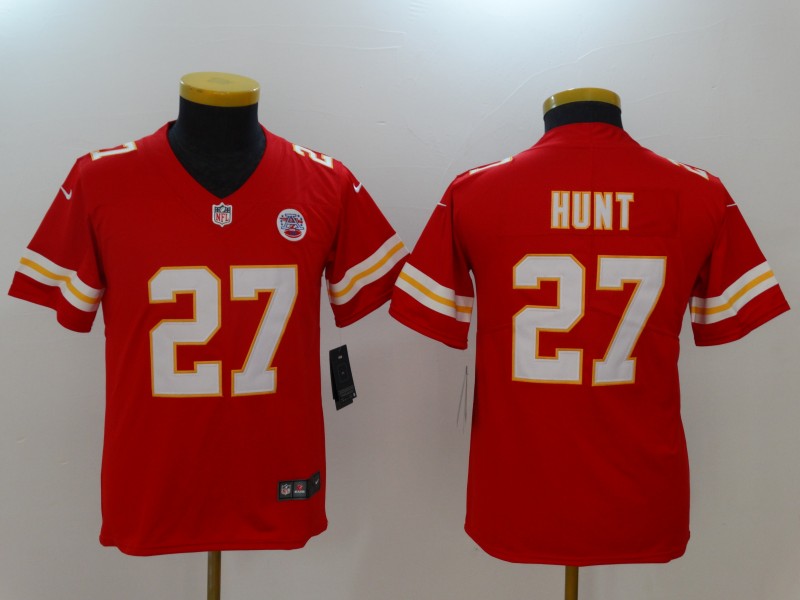 Nike Chiefs 27 Kareem Hunt Red Youth Vapor Untouchable Player Limited Jersey Nike Chiefs 27 Kareem Hunt Red Youth Vapor Untouchable Player Limited Jersey
