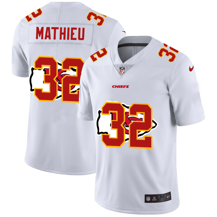 Nike Chiefs 32 Tyrann Mathieu White Shadow Logo Limited Jersey Nike Chiefs 32 Tyrann Mathieu White Shadow Logo Limited Jersey