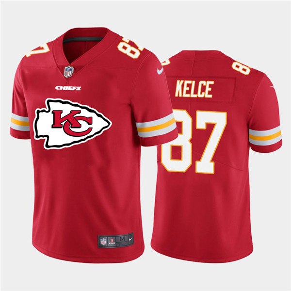 Nike Chiefs 87 Travis Kelce Red Team Big Logo Vapor Untouchable Limited Jersey Nike Chiefs 87 Travis Kelce Red Team Big Logo Vapor Untouchable Limited Jersey