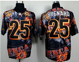 Nike Cincinnati Bengals #25 Giovani Bernard Team Color NFL Fanatical Version Jersey Nike Cincinnati Bengals #25 Giovani Bernard Team Color NFL Fanatical Version Jersey