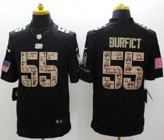Nike Cincinnati Bengals #55 Vontaze Burfict Black NFL Limited Salute to Service jersey Nike Cincinnati Bengals #55 Vontaze Burfict Black NFL Limited Salute to Service jersey
