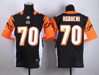 Nike Cincinnati Bengals #70 Cedric Ogbuehi Black Team Color Men's Stitched NFL Elite jersey Nike Cincinnati Bengals #70 Cedric Ogbuehi Black Team Color Men's Stitched NFL Elite jersey