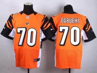 Nike Cincinnati Bengals #70 Cedric Ogbuehi Orange Alternate Men's Stitched NFL Elite jersey Nike Cincinnati Bengals #70 Cedric Ogbuehi Orange Alternate Men's Stitched NFL Elite jersey