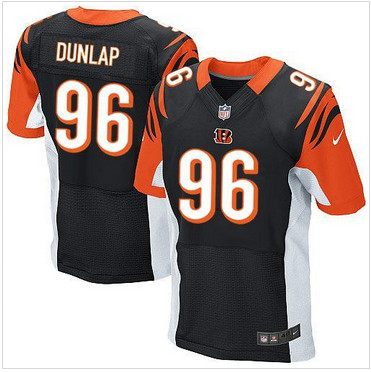 Nike Cincinnati Bengals #96 Carlos Dunlap Black Team Color Men's Stitched NFL Elite Jersey Nike Cincinnati Bengals #96 Carlos Dunlap Black Team Color Men's Stitched NFL Elite Jersey