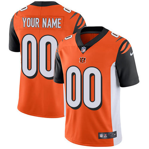 Nike Cincinnati Bengals Limited Orange Alternate Men's Jersey NFL Vapor Untouchable Customized jerseys