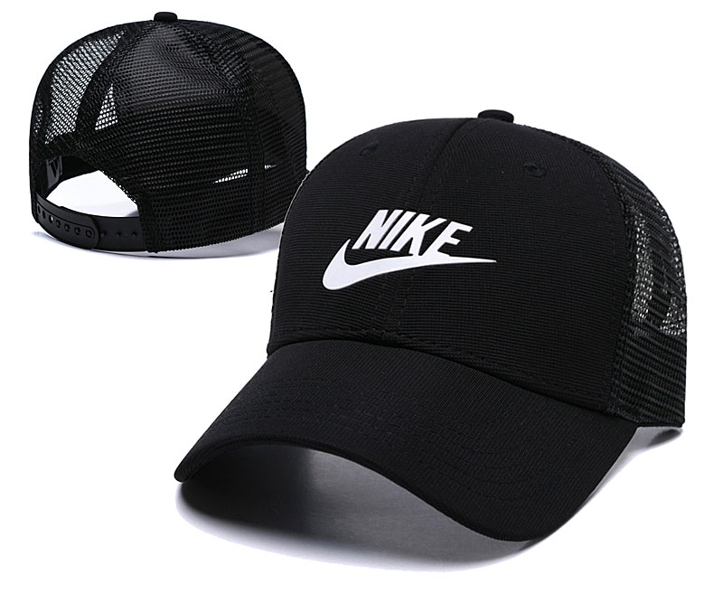 Nike Classic Black Mesh Peaked Adjustable Hat TX Nike Classic Black Mesh Peaked Adjustable Hat TX