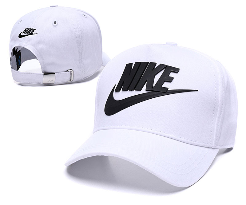 Nike Classic White Peaked Adjustable Hat TX Nike Classic White Peaked Adjustable Hat TX