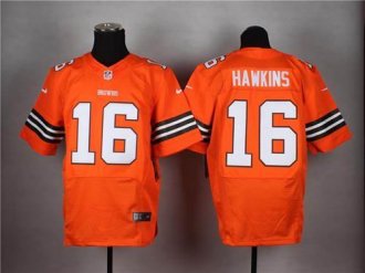 Nike Cleveland Browns #16 Andrew Hawkins Orange Alternate NFL Elite Nike Cleveland Browns #16 Andrew Hawkins Orange Alternate NFL Elite