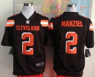 Nike Cleveland Browns #2 Johnny Manziel Brown Team Color Men's Stitched NFL Game jersey Nike Cleveland Browns #2 Johnny Manziel Brown Team Color Men's Stitched NFL Game jersey