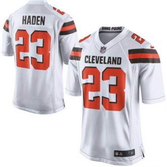 Nike Cleveland Browns #23 Joe Haden White Men's Stitched NFL New Elite Jersey Nike Cleveland Browns #23 Joe Haden White Men's Stitched NFL New Elite Jersey