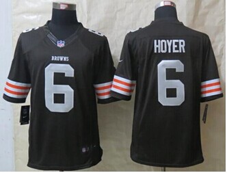 Nike Cleveland Browns #6 Brian Hoyer Brown Team Color NFL Limited Jersey Nike Cleveland Browns #6 Brian Hoyer Brown Team Color NFL Limited Jersey