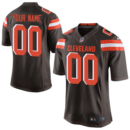 Nike Cleveland Browns Elite Brown Home Men's Jersey NFL Customized jerseys Nike Cleveland Browns Elite Brown Home Men's Jersey NFL Customized jerseys