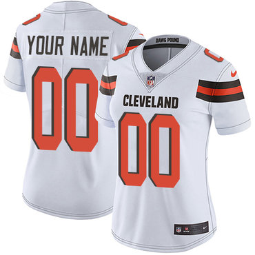 Nike Cleveland Browns Limited White Road Women's Jersey NFL Vapor Untouchable Customized jerseys Nike Cleveland Browns Limited White Road Women's Jersey NFL Vapor Untouchable Customized jerseys