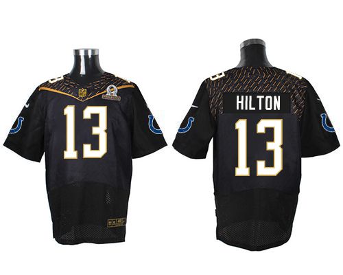 Nike Colts #13 T.Y. Hilton Black 2016 Pro Bowl Men's Stitched NFL Elite Jersey Nike Colts #13 T.Y. Hilton Black 2016 Pro Bowl Men's Stitched NFL Elite Jersey