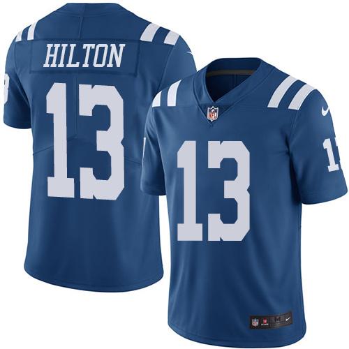 Nike Colts #13 T.Y. Hilton Royal Blue Men's Stitched NFL Limited Rush Jersey Nike Colts #13 T.Y. Hilton Royal Blue Men's Stitched NFL Limited Rush Jersey