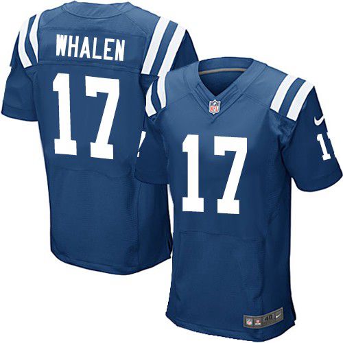 Nike Colts #17 Griff Whalen Royal Blue Team Color Men's Stitched NFL Elite Jersey Nike Colts #17 Griff Whalen Royal Blue Team Color Men's Stitched NFL Elite Jersey