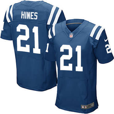 Nike Colts #21 Nyheim Hines Royal Blue Team Color Men's Stitched NFL Elite Jersey Nike Colts #21 Nyheim Hines Royal Blue Team Color Men's Stitched NFL Elite Jersey