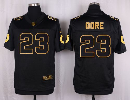 Nike Colts #23 Frank Gore Black Men's Stitched NFL Elite Pro Line Gold Collection Jersey Nike Colts #23 Frank Gore Black Men's Stitched NFL Elite Pro Line Gold Collection Jersey