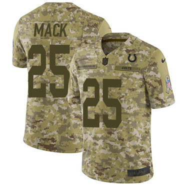 Nike Colts #25 Marlon Mack Camo Men's Stitched NFL Limited 2018 Salute To Service Jersey Nike Colts #25 Marlon Mack Camo Men's Stitched NFL Limited 2018 Salute To Service Jersey