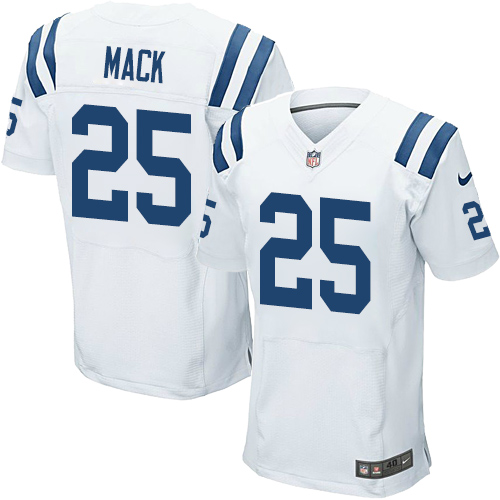 Nike Colts #25 Marlon Mack White Men's Stitched NFL Elite Jersey Nike Colts #25 Marlon Mack White Men's Stitched NFL Elite Jersey