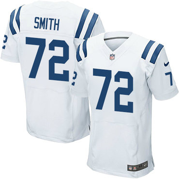 Nike Colts #72 Braden Smith White Men's Stitched NFL Elite Jersey Nike Colts #72 Braden Smith White Men's Stitched NFL Elite Jersey