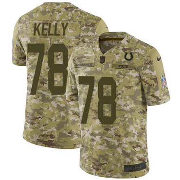Nike Colts #78 Ryan Kelly Camo Men's Stitched NFL Limited 2018 Salute To Service Jersey Nike Colts #78 Ryan Kelly Camo Men's Stitched NFL Limited 2018 Salute To Service Jersey
