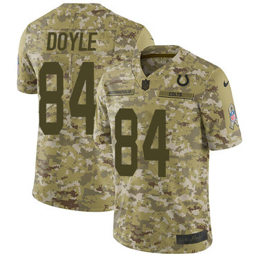 Nike Colts #84 Jack Doyle Camo Men's Stitched NFL Limited 2018 Salute To Service Jersey Nike Colts #84 Jack Doyle Camo Men's Stitched NFL Limited 2018 Salute To Service Jersey