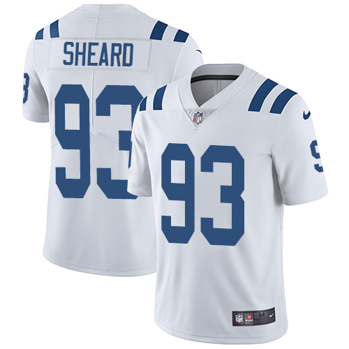 Nike Colts #93 Jabaal Sheard White Men's Stitched NFL Vapor Untouchable Limited Jersey Nike Colts #93 Jabaal Sheard White Men's Stitched NFL Vapor Untouchable Limited Jersey