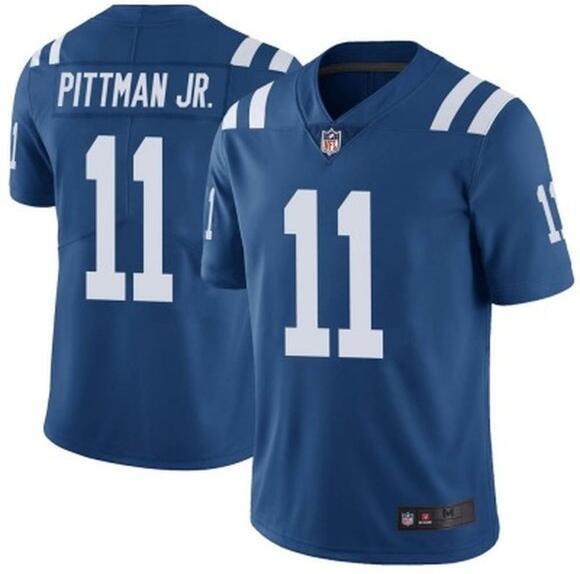 Nike Colts 11 Michael Pittman JR Royal Vapor Untouchable Limited Jersey Nike Colts 11 Michael Pittman JR Royal Vapor Untouchable Limited Jersey