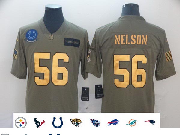 Nike Colts 56 Quenton Nelson 2019 Olive Gold Salute To Service Limited Jersey Nike Colts 56 Quenton Nelson 2019 Olive Gold Salute To Service Limited Jersey