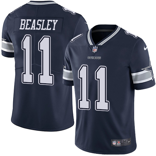 Nike Cowboys #11 Cole Beasley Navy Blue Team Color Youth Stitched NFL Vapor Untouchable Limited Jersey