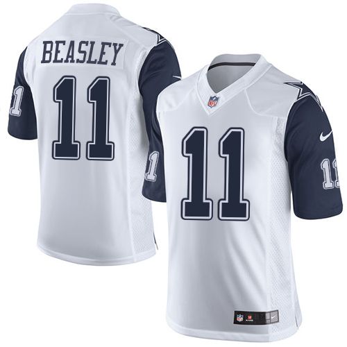 Nike Cowboys #11 Cole Beasley White Men's Stitched NFL Limited rush jerseys Nike Cowboys #11 Cole Beasley White Men's Stitched NFL Limited rush jerseys