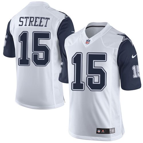 Nike Cowboys #15 Devin Street White Men's Stitched NFL Limited Rush Jersey Nike Cowboys #15 Devin Street White Men's Stitched NFL Limited Rush Jersey