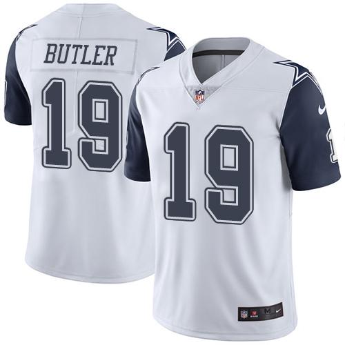 Nike Cowboys #19 Brice Butler White Men's Stitched NFL Limited Rush Jersey Nike Cowboys #19 Brice Butler White Men's Stitched NFL Limited Rush Jersey