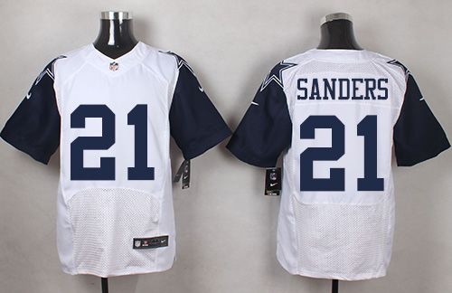 Nike Cowboys #21 Deion Sanders White Men's Stitched NFL Elite Rush Jersey Nike Cowboys #21 Deion Sanders White Men's Stitched NFL Elite Rush Jersey