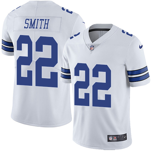 Nike Cowboys #22 Emmitt Smith White Men's Stitched NFL Vapor Untouchable Limited Jersey Nike Cowboys #22 Emmitt Smith White Men's Stitched NFL Vapor Untouchable Limited Jersey