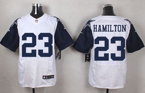 Nike Cowboys #23 Jakar Hamilton White Men's Stitched NFL Elite Rush Jersey Nike Cowboys #23 Jakar Hamilton White Men's Stitched NFL Elite Rush Jersey