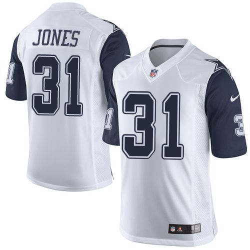 Nike Cowboys #31 Byron Jones White Men's Stitched NFL Limited rush jerseys Nike Cowboys #31 Byron Jones White Men's Stitched NFL Limited rush jerseys