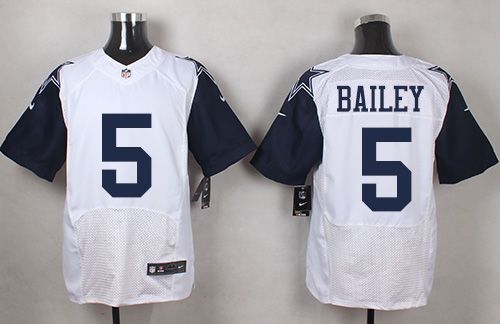 Nike Cowboys #5 Dan Bailey White Men's Stitched NFL Elite Rush Jersey Nike Cowboys #5 Dan Bailey White Men's Stitched NFL Elite Rush Jersey