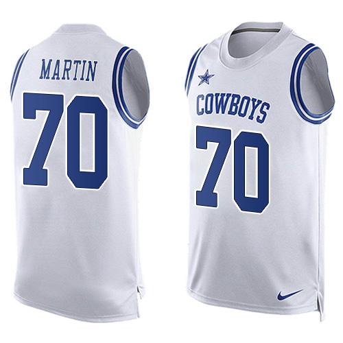 Nike Cowboys #70 Zack Martin White Men's Stitched NFL Limited Tank Top Jersey Nike Cowboys #70 Zack Martin White Men's Stitched NFL Limited Tank Top Jersey