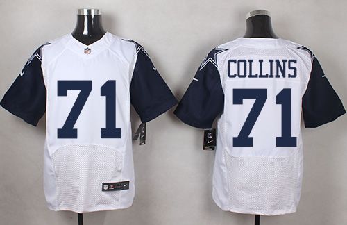 Nike Cowboys #71 La'el Collins White Men's Stitched NFL Elite Rush jerseys Nike Cowboys #71 La'el Collins White Men's Stitched NFL Elite Rush jerseys