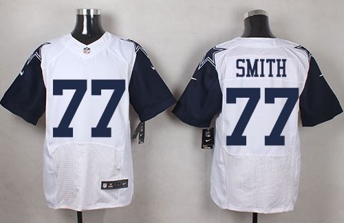Nike Cowboys #77 Tyron Smith White Men's Stitched NFL Elite Rush jerseys Nike Cowboys #77 Tyron Smith White Men's Stitched NFL Elite Rush jerseys