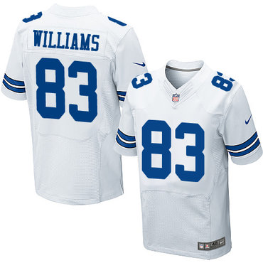 Nike Cowboys #83 Terrance Williams White Men's Stitched NFL Elite Jersey Nike Cowboys #83 Terrance Williams White Men's Stitched NFL Elite Jersey