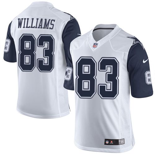 Nike Cowboys #83 Terrance Williams White Men's Stitched NFL Limited Rush Jersey Nike Cowboys #83 Terrance Williams White Men's Stitched NFL Limited Rush Jersey