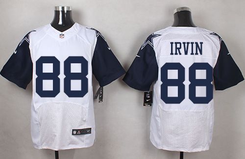 Nike Cowboys #88 Michael Irvin White Men's Stitched NFL Elite Rush jerseys Nike Cowboys #88 Michael Irvin White Men's Stitched NFL Elite Rush jerseys