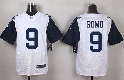 Nike Cowboys #9 Tony Romo White Men's Stitched NFL Elite Rush Jersey Nike Cowboys #9 Tony Romo White Men's Stitched NFL Elite Rush Jersey