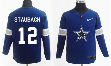 Nike Cowboys 12 Roger Staubach Knit Sweater Nike Cowboys 12 Roger Staubach Knit Sweater